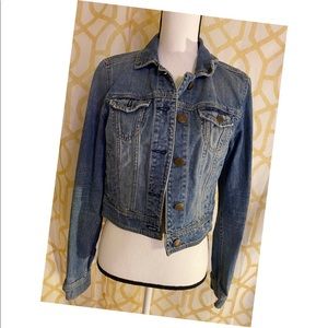 Ladies size M American Eagle blue jean jacket
